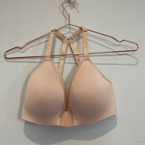 LIVELY BRA all day deep V no wore crème colored size 34DD NWOT - Picture 7 of 13
